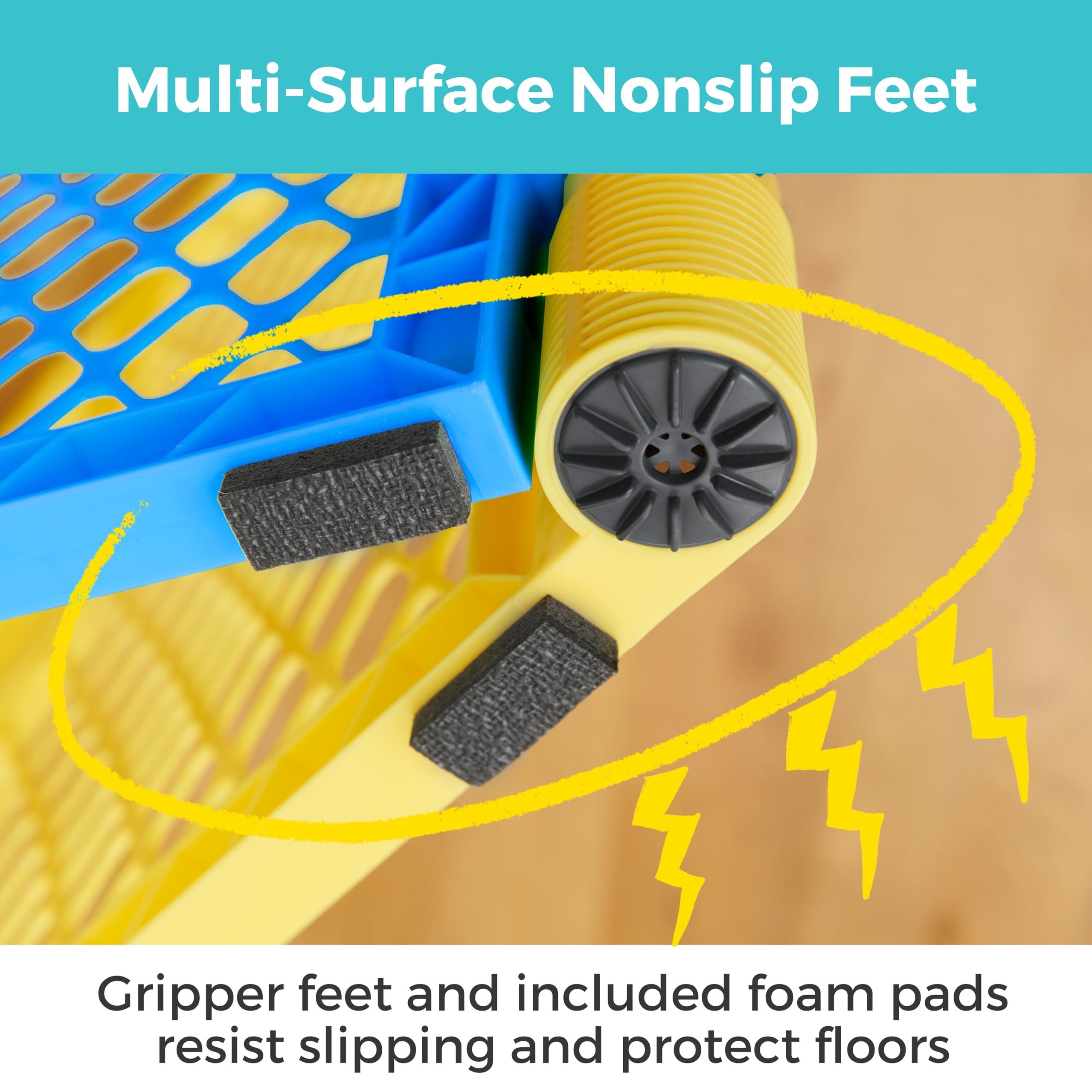 Toddleroo by North States Toddleroo by North States Superyard Colorplay Ultimate 2 Panel Extension, Made in USA: Increases play space up to 34.4 sq. ft. (Adds 64", Multicolor)