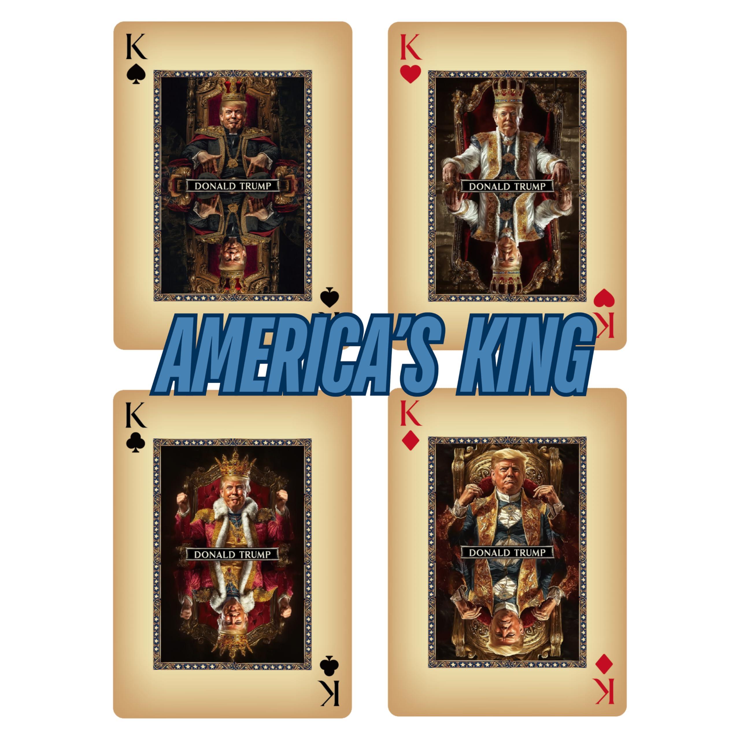 ASVP Shop ASVP Shop Trump Playing Cards - Family & Allies - Premium Collectors Deck Featuring Donald Trump, Melania, Ivanka, Elon Musk, J.D. Vance & The Jokers Biden & Kamala Harris - Perfect for Poker Nights