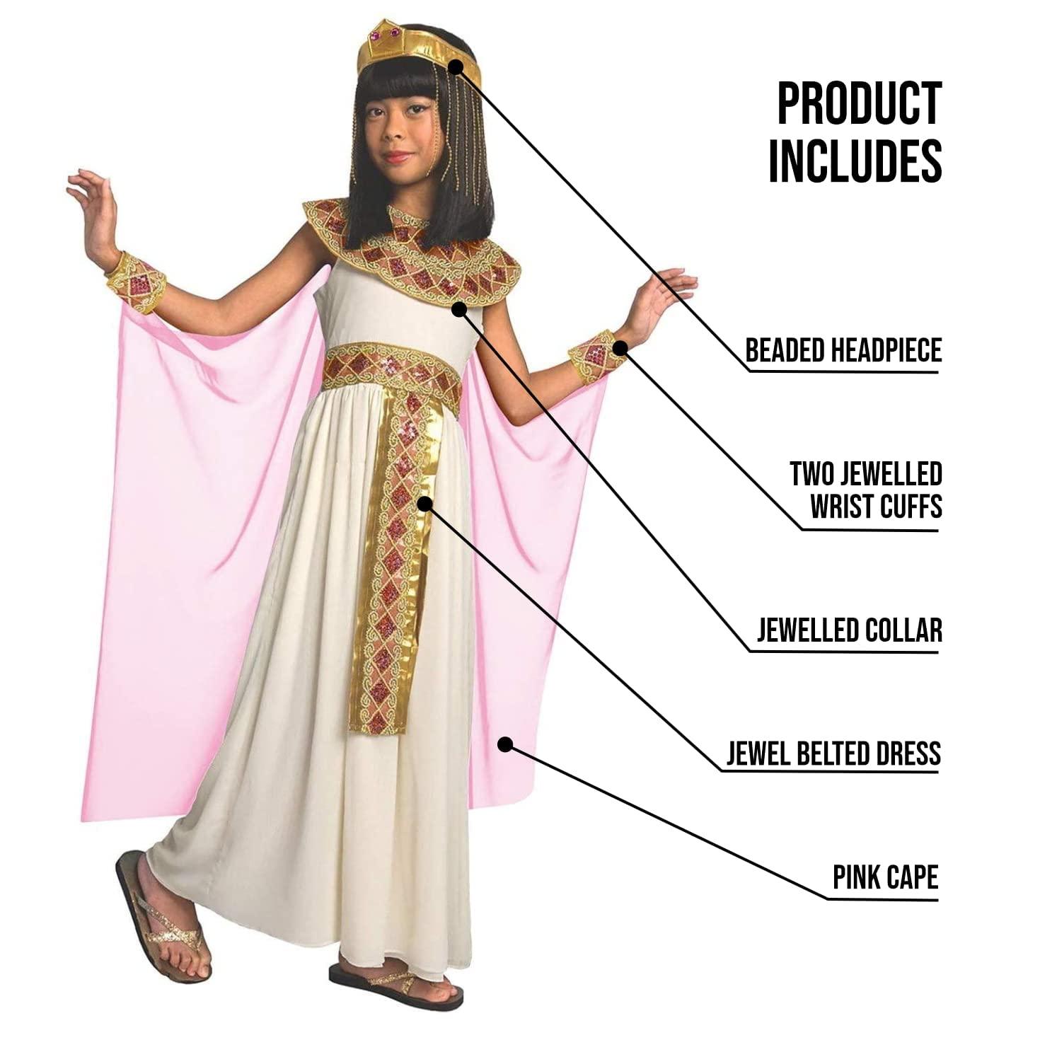 Morph Pink Cleopatra Girls Cleopatra Costume Kids Egyptian Costume Kids Greek Goddess Costume Girls Egyptian Dress Medium