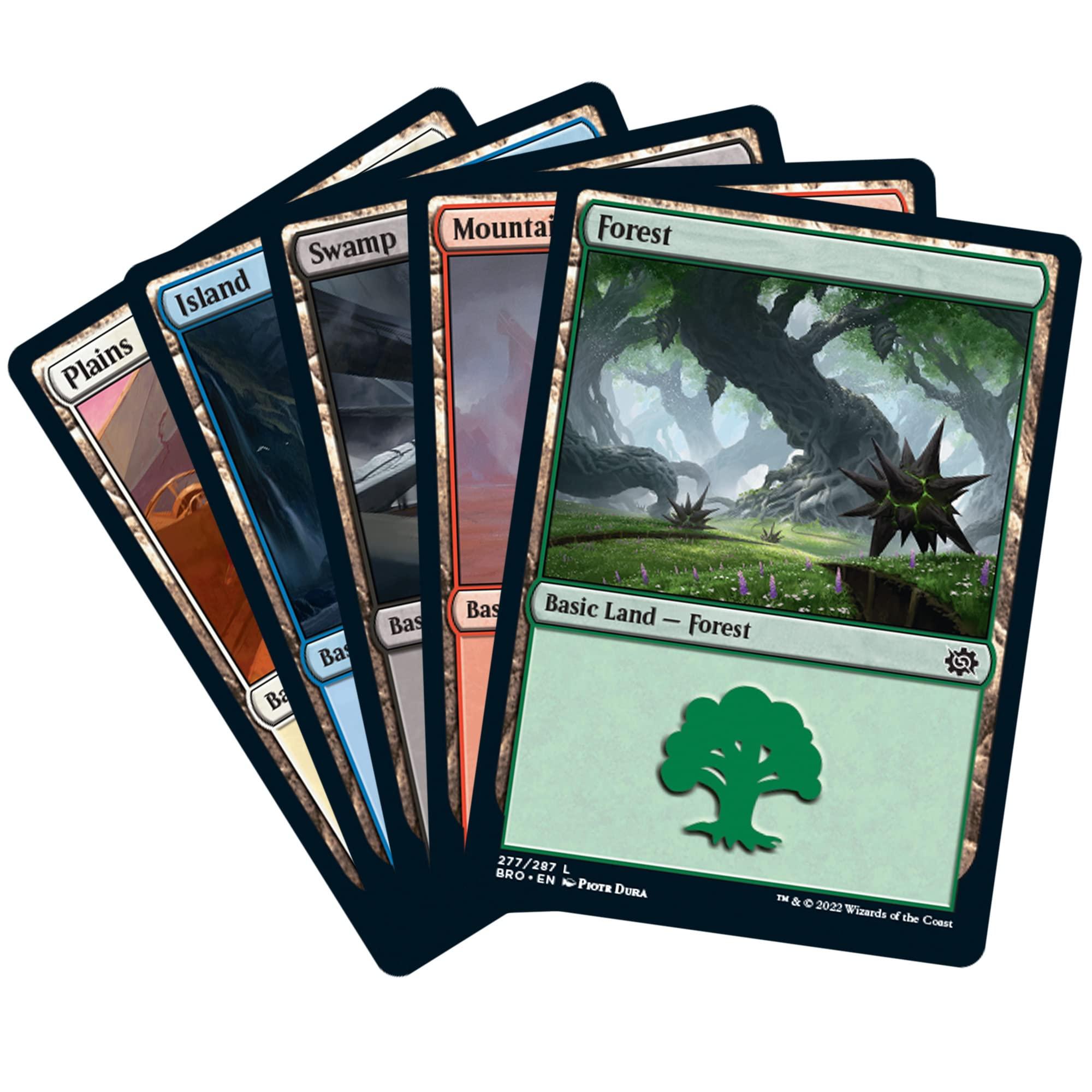 Magic The Gathering Magic The Gathering The Brothers War Bundle | Transformers Card, 8 Set Boosters, and Accessories