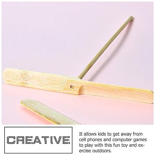 Zerodeko Zerodeko 20pcs Bamboo Dragonfly Kids Playthings Outdoor Flying Toys Party Favors Kids Throw and Catch Toy Exercise Toy Kids Flying Toys Interactive Toys Children Toy Garden Flying Toys