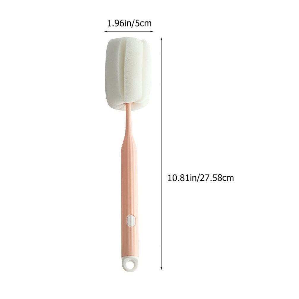Healifty 2pcs Bottle Cleaning Brush Cup Cleaning Brush Milk Bottle Cleaner Household Bottle Brush Portable Cup Cleaner Bottle Washing Supplies Water Bottle Cleaner Baby Bottle Cleaner