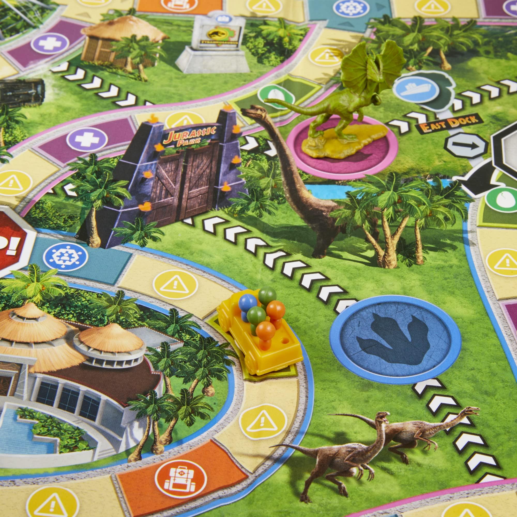 Hasbro Gaming Hasbro Gaming The Game of Life Jurassic Park Edition, Family Board Game for Kids Ages 8 and Up, Inspired by The Original Hit Movie