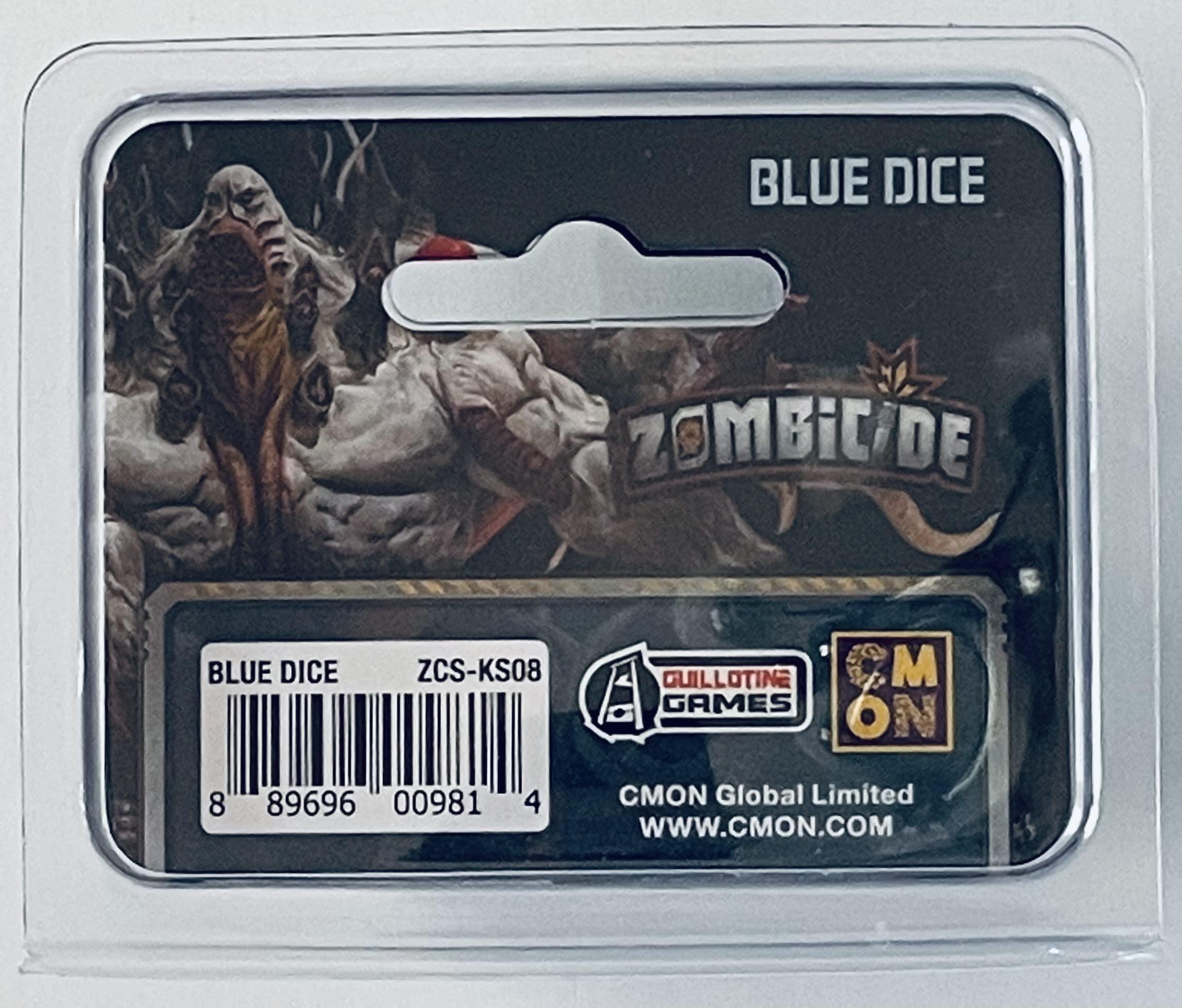 CMON Zombicide Invader Kickstarter Exclusive Blue Dice Pack