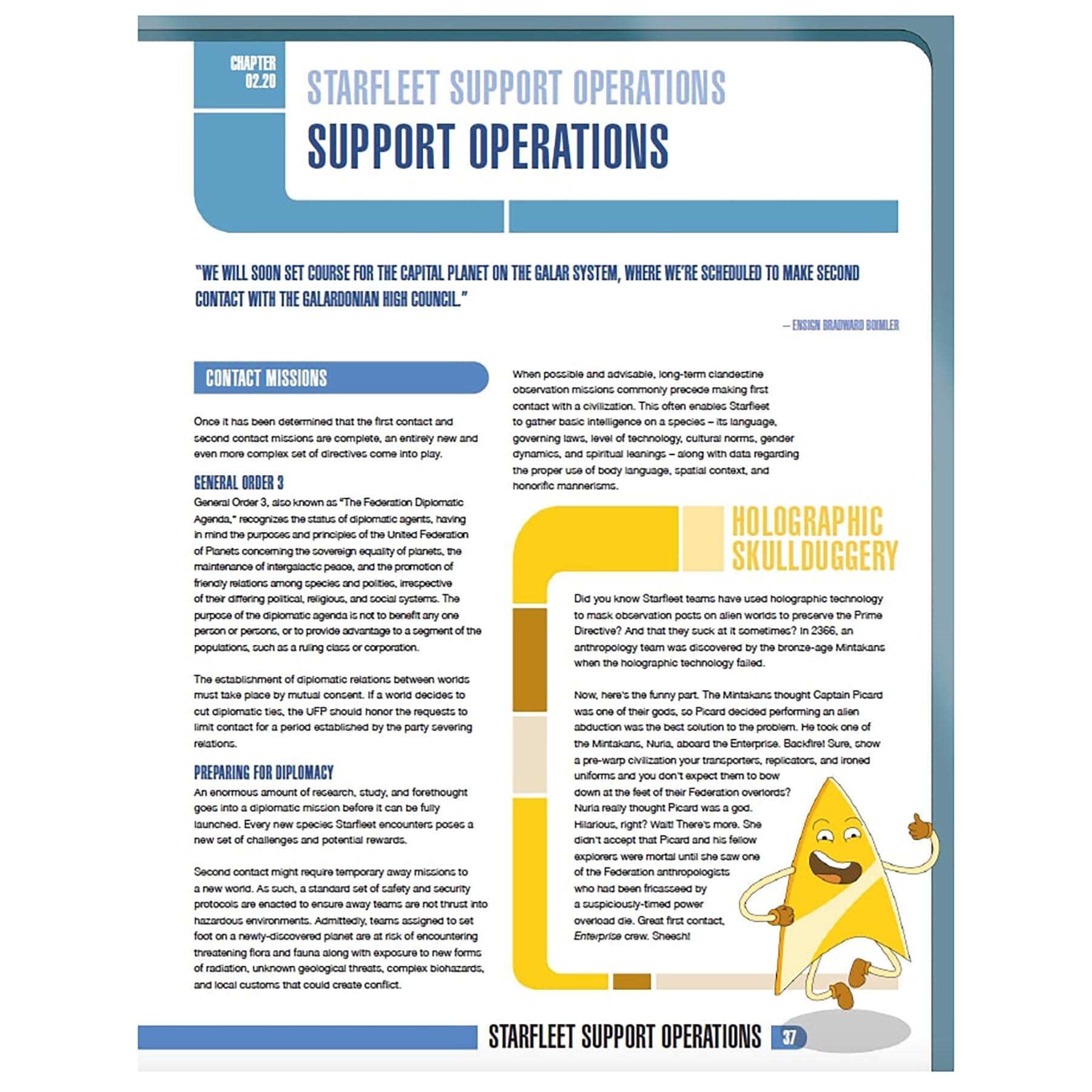 Modiphius Modiphius: Star Trek Adventures Star Trek: Lower Decks Campaign Guide - Expansion Hardcover RPG Book, New Content, Black