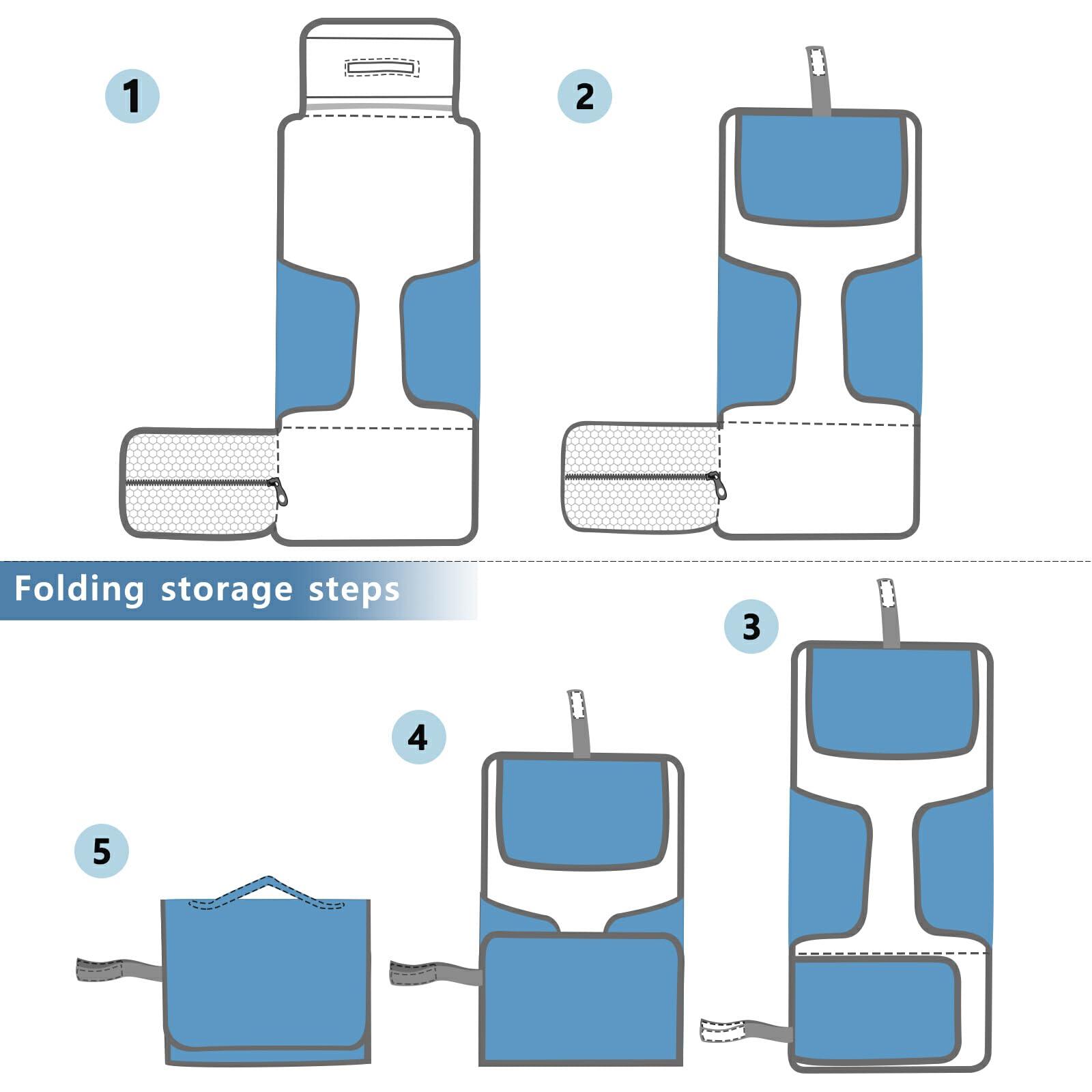 xigua Portable Changing Pad for Baby - Mexican Floral Pattern Waterproof Diaper Changing Mat Travel Changing Pad with Built-in Pillow - Shower Gift for Baby