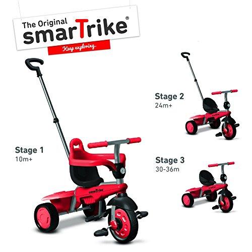 Smart trike 3 in best sale 1 red