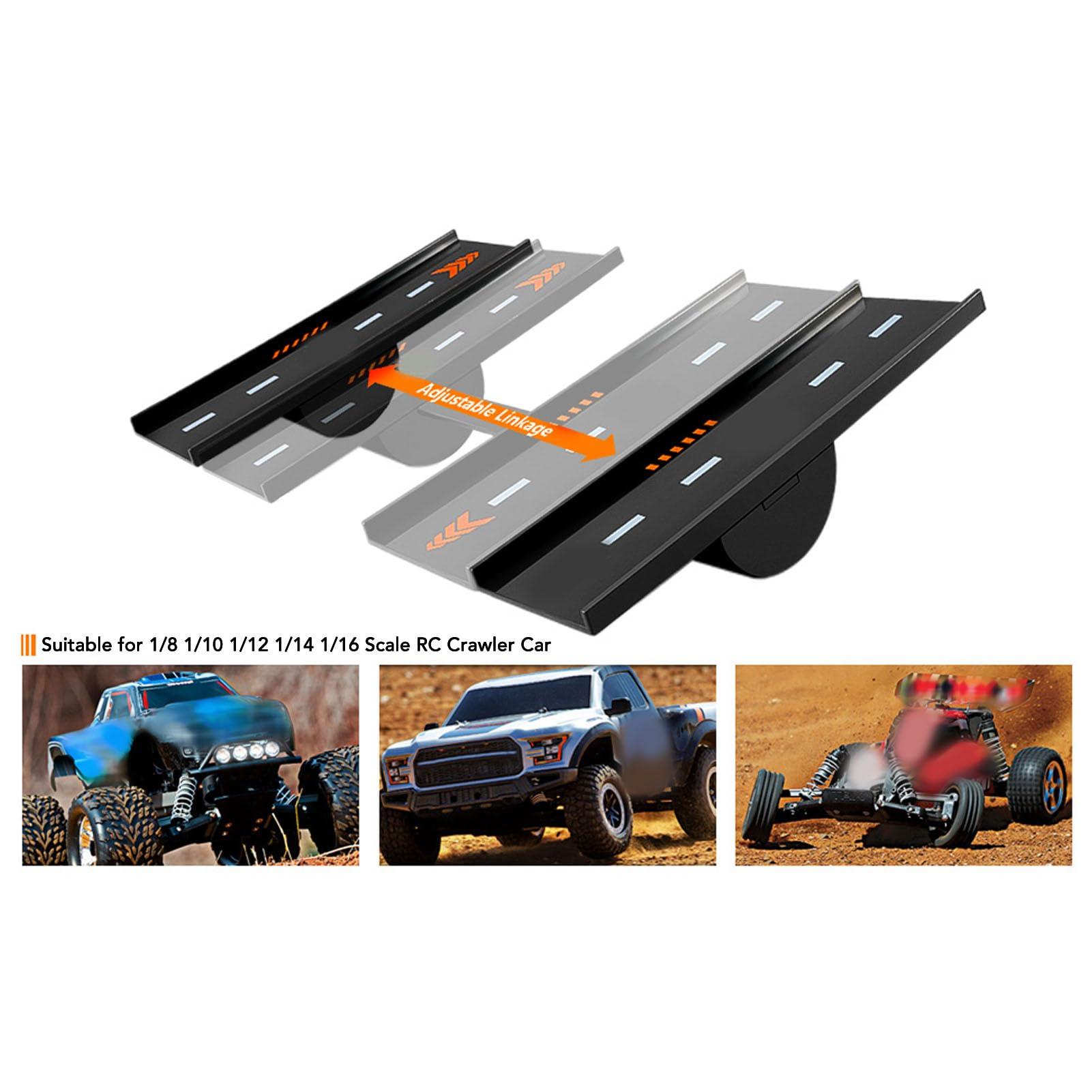 Keenso Keenso RC Car Ramp,Racing Jumping Ramp with Adjustable Incline Angles for RC Cars 1/8 1/10 1/12 1/14 1/16 Scale