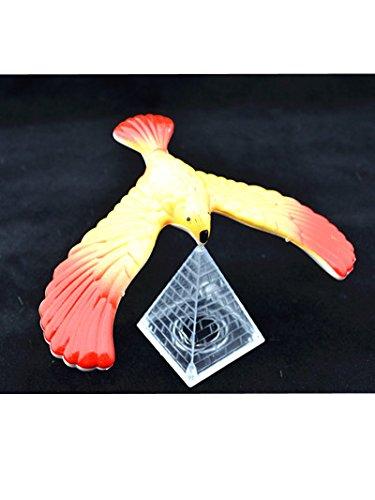 C&H Solutions 3 Pcs Cute Balancing Bird With Clear Triangle Stand (Colors May Vary) By C&H Solutions