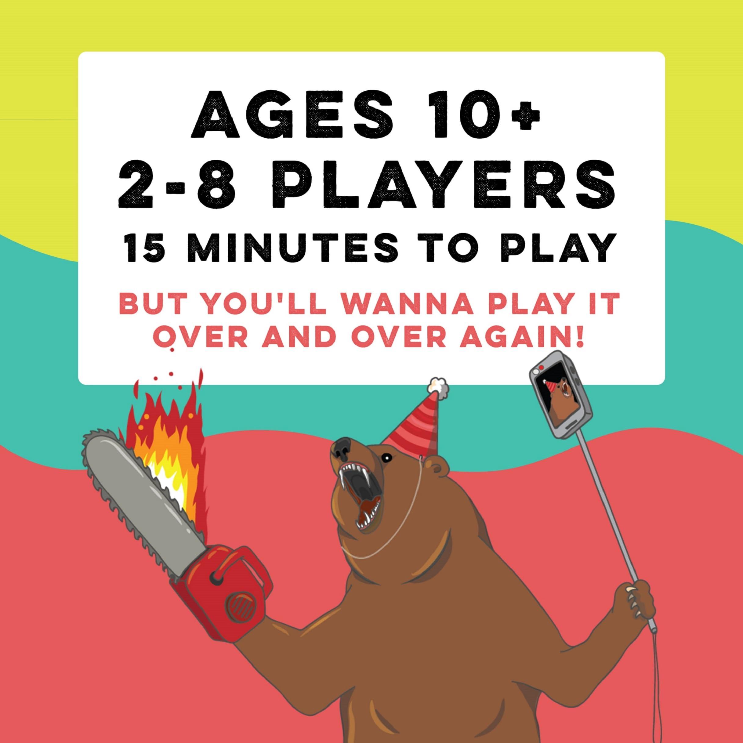 Exploding Kittens LLC Exploding Kittens That Escalated Quickly 2-8 Players - Ages 10+ - 15 Minutes to Play - Hilarious Cooperative Card Game - Ideal for Party, Family Game Night, Adult and Teen