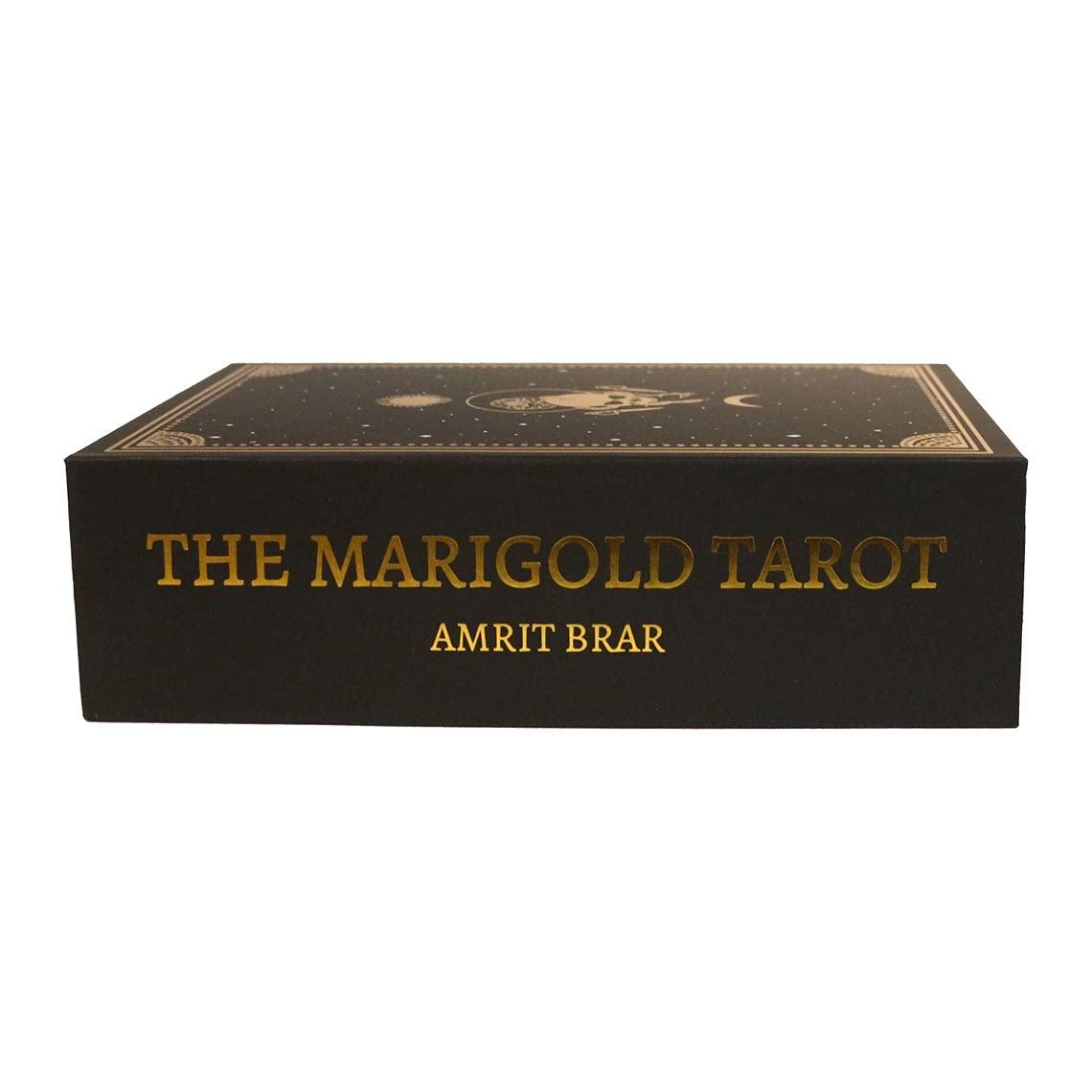 Novelstuffs Novelstuffs The Marigold Tarot Box Set - 78 Gold Gilded Edition Decks, Guidebook and Foil-Stamped Journal - Great Gift for Witch and Tarot Lover