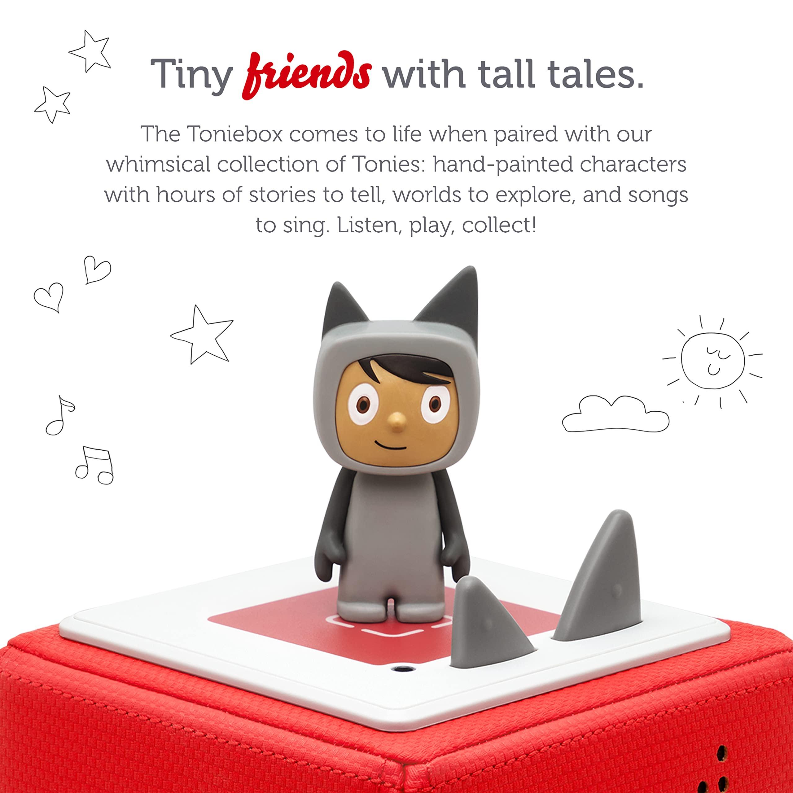 Tonies Tonies Creative Audio Character - Record and Upload up to 90 Minutes of Your Own Stories and Songs - Gray/Medium