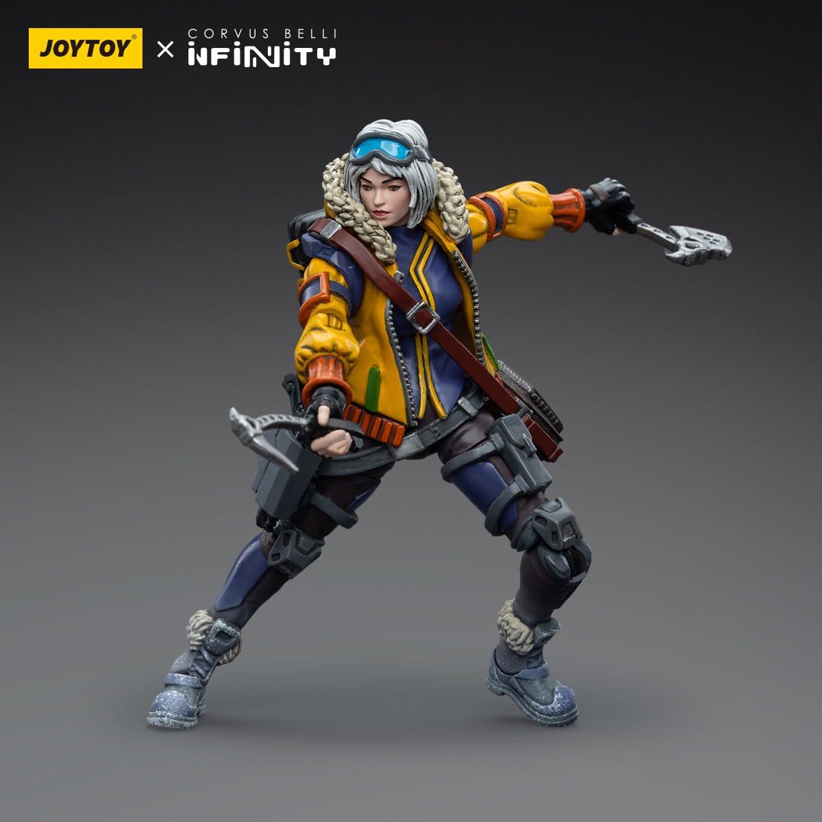 JOYTOY JOYTOY 1/18 Action Figure Infinity Oktavia Grimsdottir lcebreaker\'s Harpooner 4inch Collectible Action Figures Kits