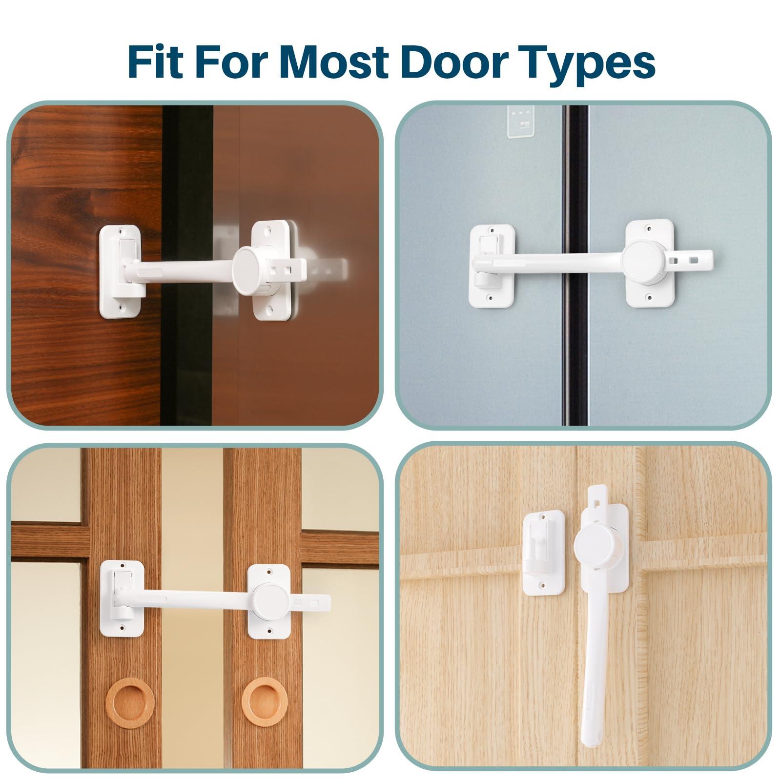 Inaya Inaya Complete Baby Proofing Kit Keep Your Child Safe at Home & Inaya Adjustable Door Strap for Kids Safety & Cat Door Latch