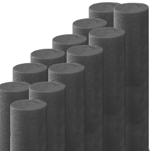 Chochkees Chochkees Floating Pool Noodles Foam Tube, Thick Noodles for Floating, Swimming Pool Accessories, 47 Inches Long (Black, 12-Pack)