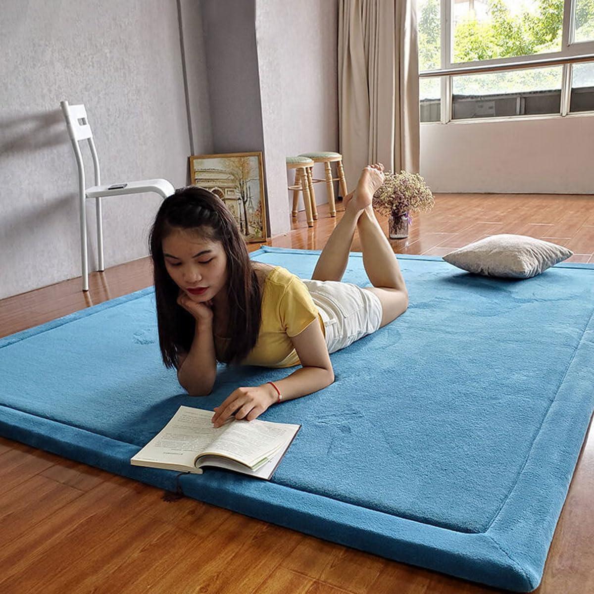 Dmkjdzsw Dmkjdzsw Play Crawling mat for Nursery Baby, Extra Soft Activity Floor Mat for Kids Playroom Bedroom-Off White-120 * 200cm