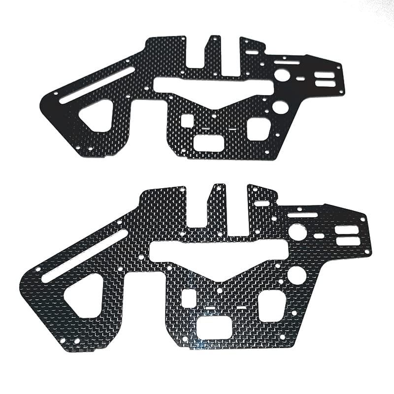STARC 2Pcs 450 PRO DFC Helicopter Main Frame Carbon Fiber Plate for trex Align 450 kit