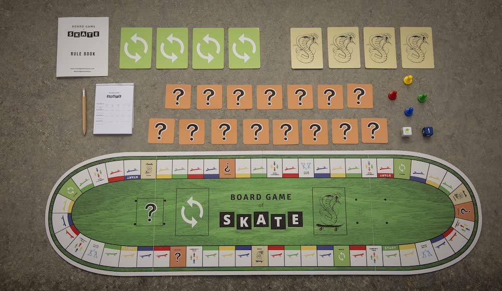 Board Game of Skate Board Game of SKATE: The Original Skateboarding Board Game (First Edition)