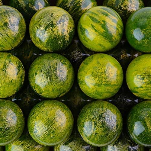 Entervending Entervending Bouncy Balls - Rubber Balls for Kids - Gold Bowling Bounce Balls - 50Pcs Large Bouncy Ball 45 mm - Super Ball Vending Machine Toys - Bouncing Balls Party Favors