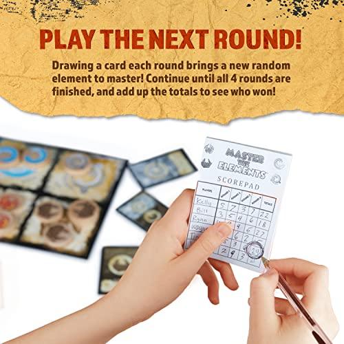 Squirrel Products Master The Elements Novelty Board Game of Strategy and Chance - Perfect Family Friendly Game for Adults, Teens & Kids Ages 8 Years and Older, 2 to 6 Players Compete to Outwit Their Opponents