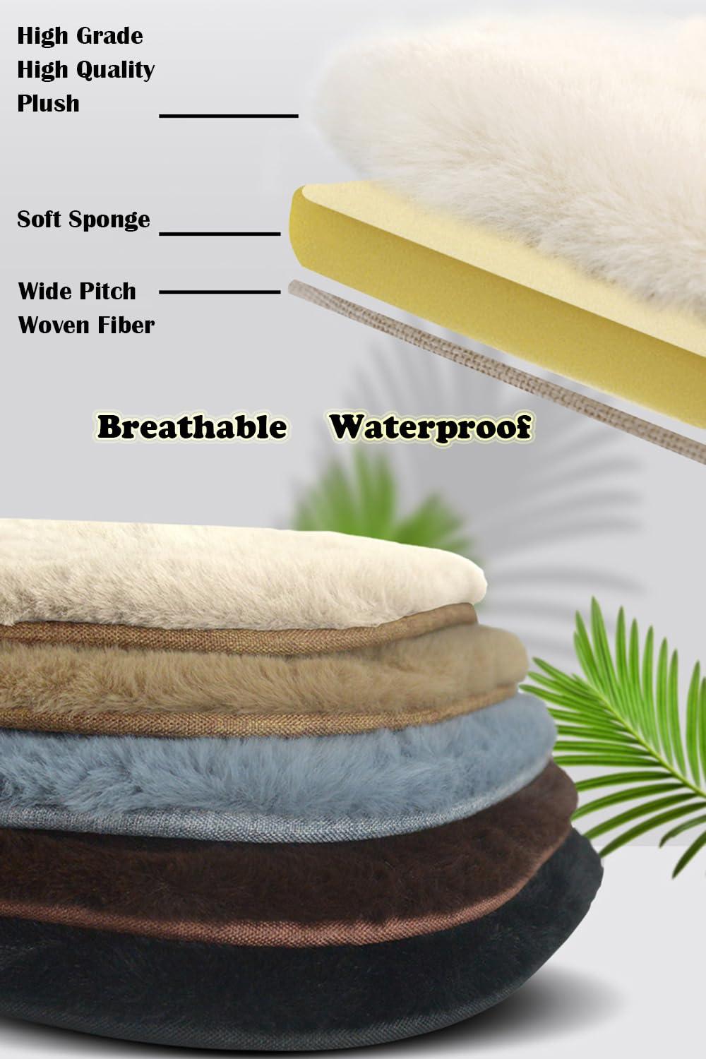 Alunsito Baby Stroller Insert Pad Liner, 29'' x 14'' Stroller Cushion, Car Seat Insert Mat, Universal Pram Seat Cushion, Stroller Liner, Pushchair Seat Cushion for Baby High Chair Buggy, Light Grey