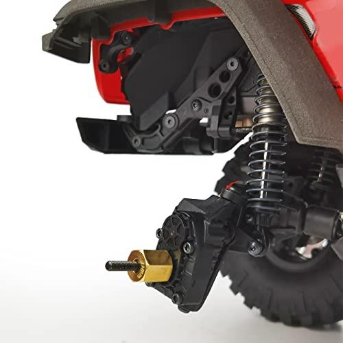 MORLORDY MORLORDY RC Portal Drive Stub Axle 13mm Extension Brass Hex Adaptor Set for 1/10 Scale RC Crawler Car SCX10 III AXI03007 JLU AXI030068 Gladiator AXI03027 Base Camp Upgrades