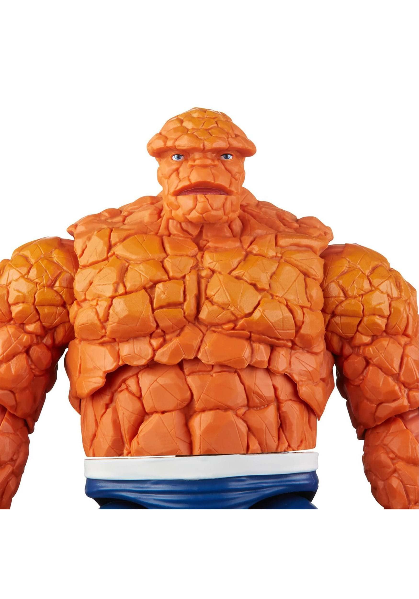 Marvel Marvel Hasbro Legends Series Retro Fantastic Four Thing 6-inch Action Figure Toy, Includes 3 Accessory