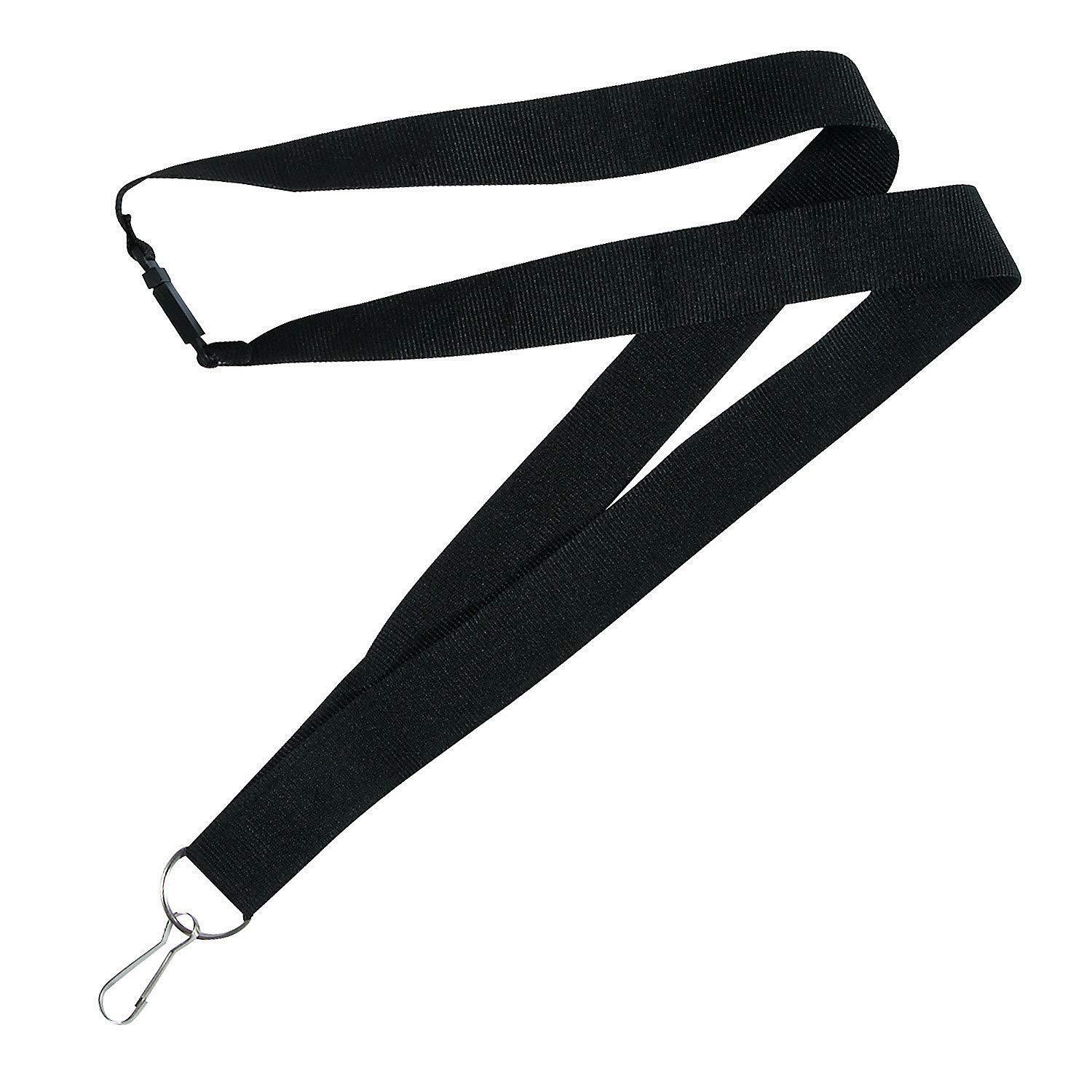 Fun Express Fun Express Black Lanyards for Graduation - Jewelry - Necklaces - Badge Holders - Graduation - 12 Pieces