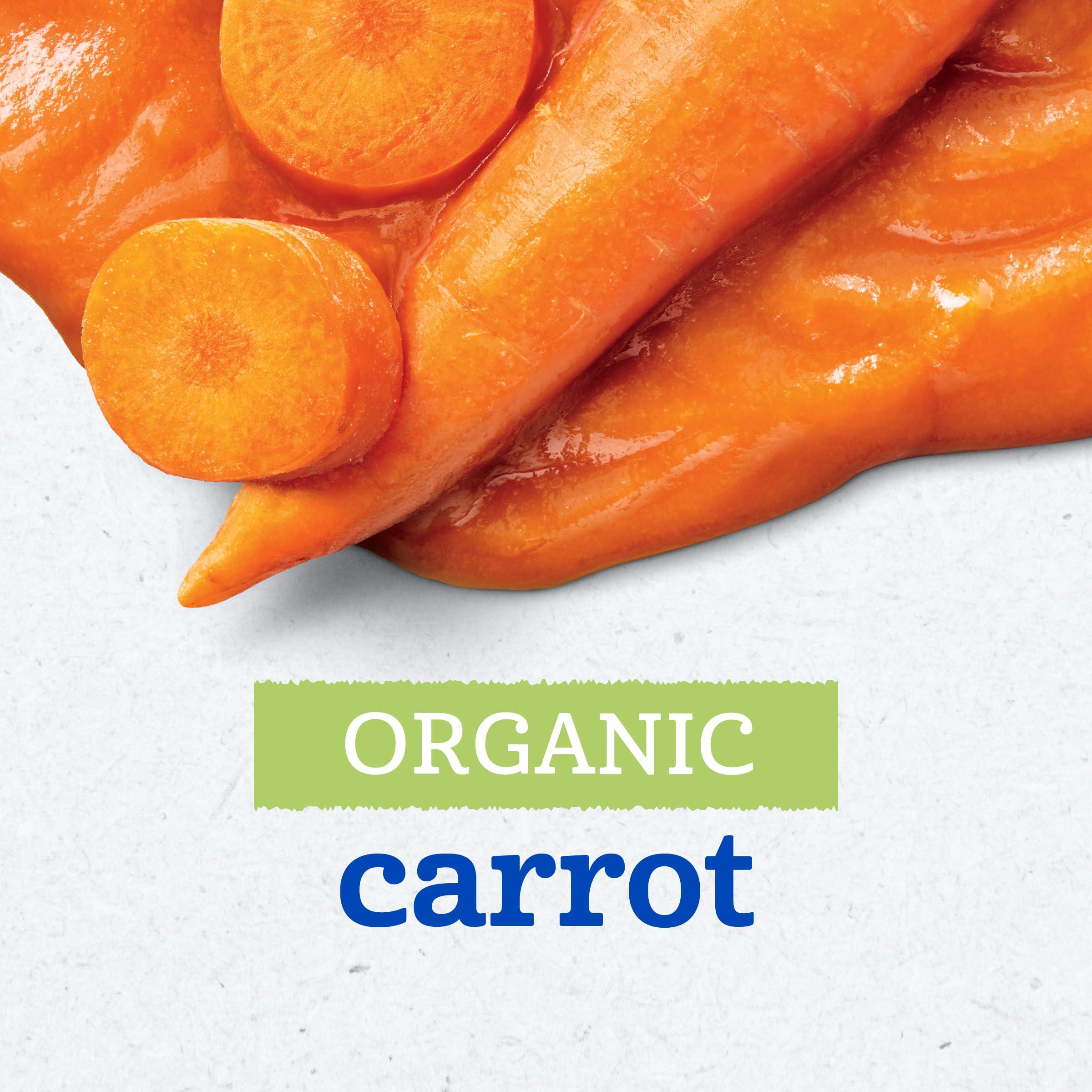 Gerber Gerber 1st Foods Organic for Baby Baby Food, Carrot, 4 oz Jar (10 Pack)