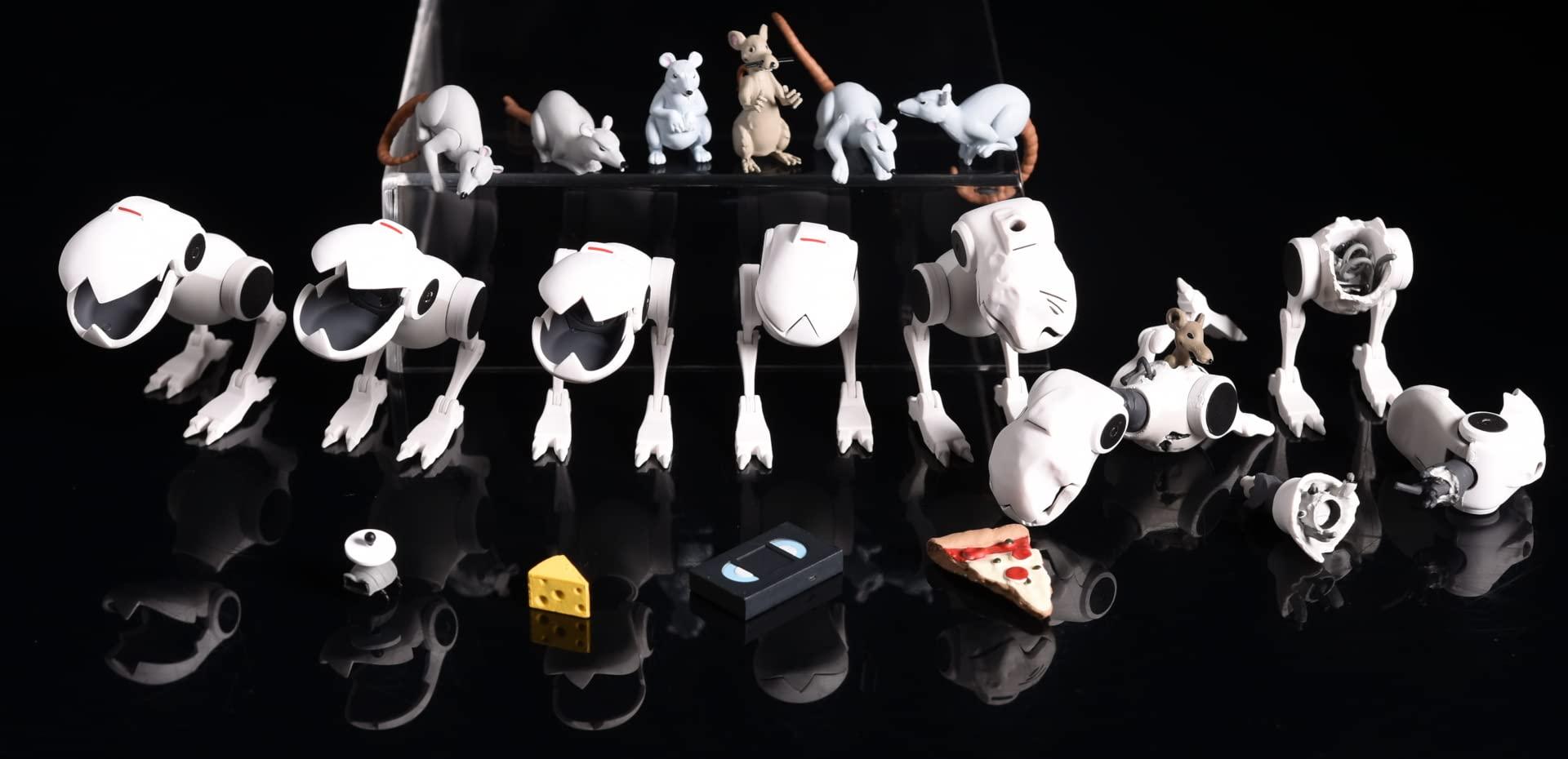 NECA Teenage Mutant Ninja Turtles (Cartoon) - 7 Scale Action Figures - Mouser Multipack