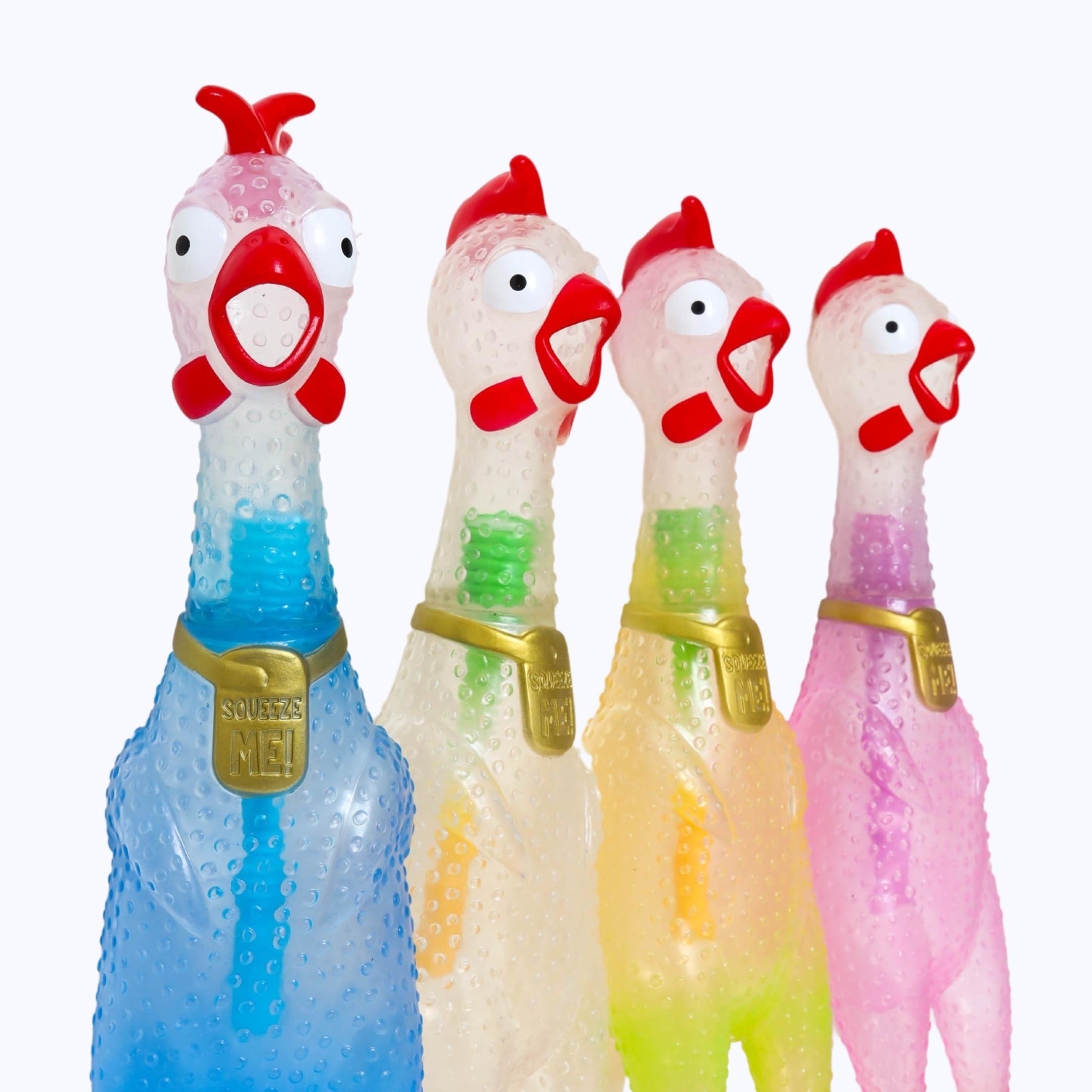 Animolds Animolds Hug Me Giant Rubber Chicken- Huge Stress Relief Screaming Chicken Toy | Screams Up to 45 Seconds- Novelty Gag and Prank Toys | Funny Toys Gifts for Christmas Stocking Stuffers for Kids Adult