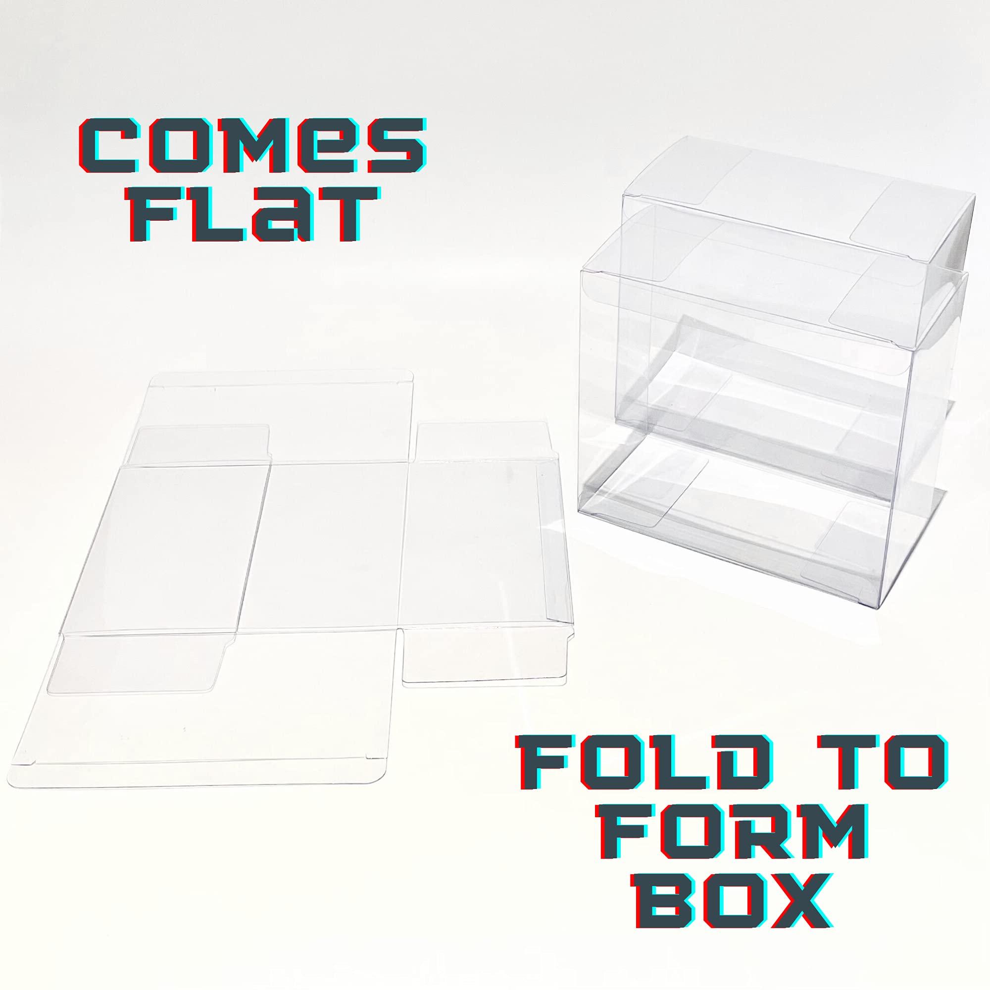 Fidelis Pokemon Booster Box Protective Case (5 Pack) - Clear Plastic Display Box for Booster Box, Convenient, Stackable Storage Solution for Collectors Gifts Pokemon Cards Protector