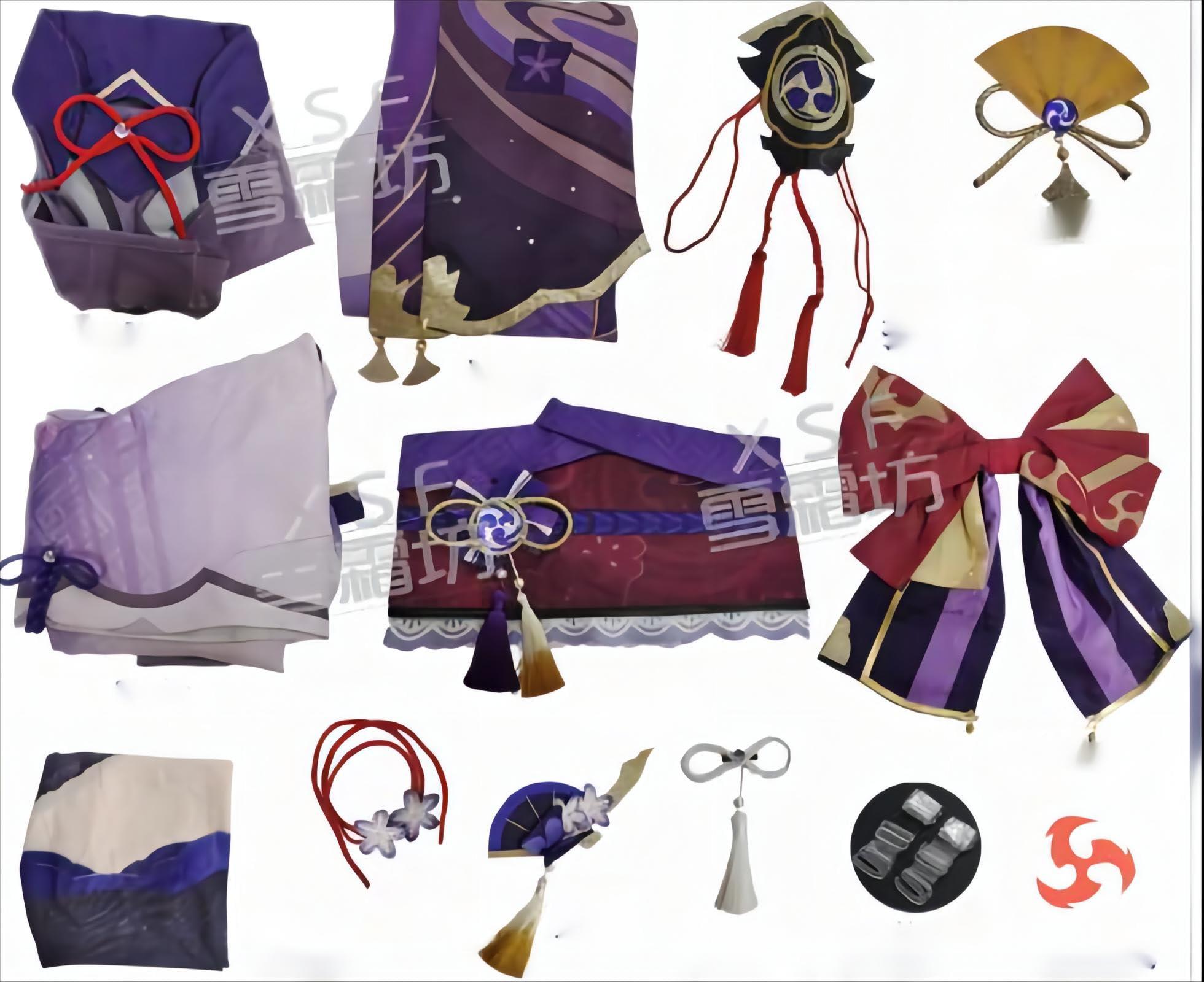 VEEAR VEEAR Snow Creamery Cosplay Costume for Raiden Shogun