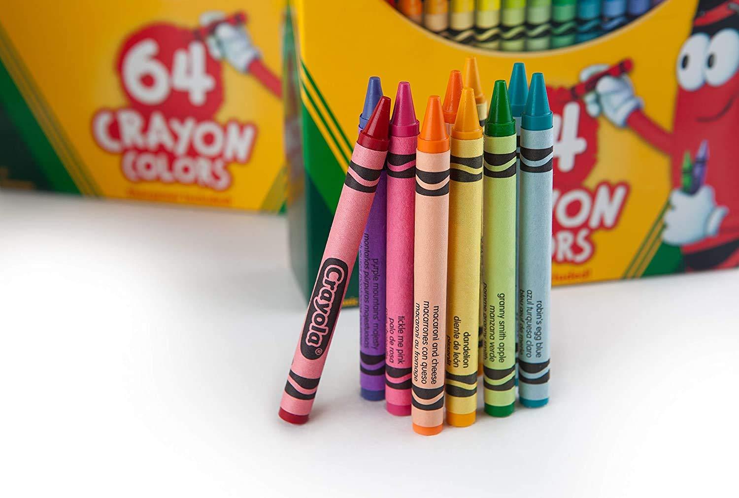 Crayola 64-Pack Crayons with Sharpener