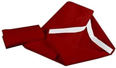 SATEEN BEDDING STORE Daycare/Pre-School Cot Sheet - Corner Elastic Loops - Cot Sheets for Toddler and Preschool - 100% Cotton Daycare Cot Sheet, Pack of 12 - Burgundy Solid - 22" W X 54" L