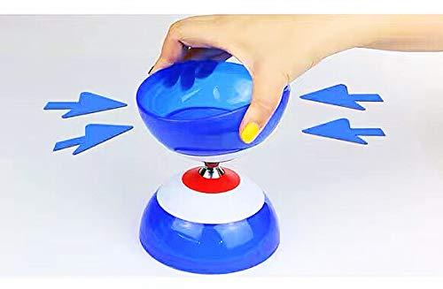 Dawson Dawson 126mm*150mm New Chinese YOYO Actived Triple Bearing Diabolo *Free Sticks and String* Professional - Blue