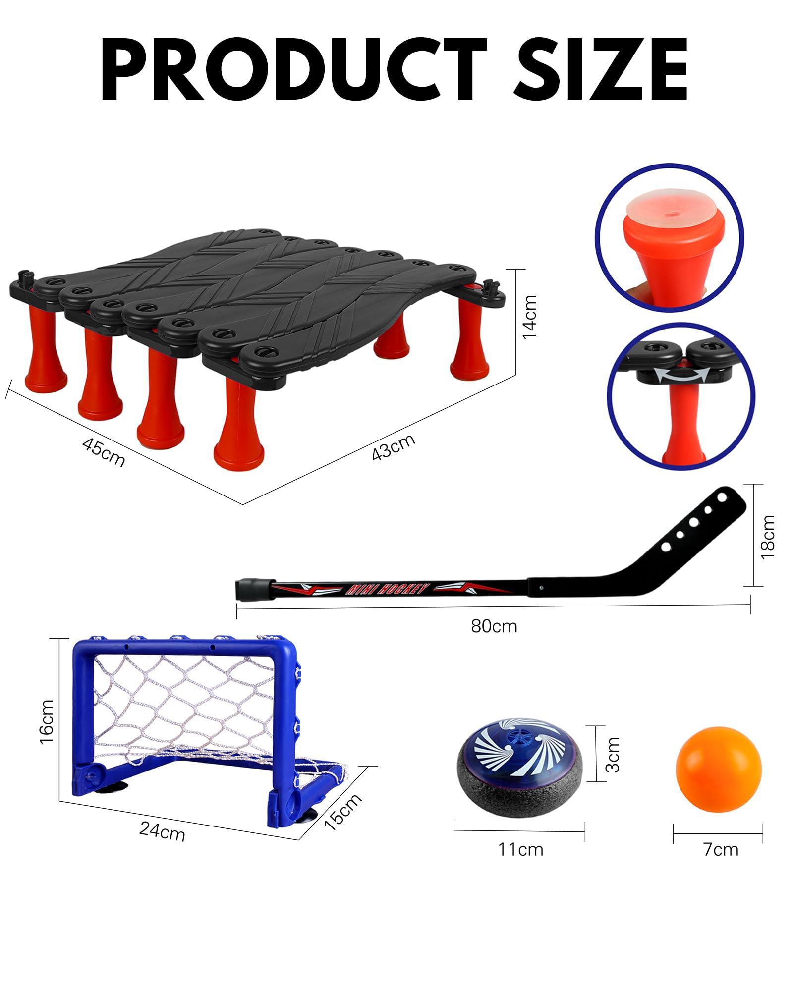 SPORTY PLAY SPORTY PLAY Adjustable Hockey Stick Handling Trainer - Improve Ball Control, Coordination, & Reaction Time - Ideal for Drills & Skill Development