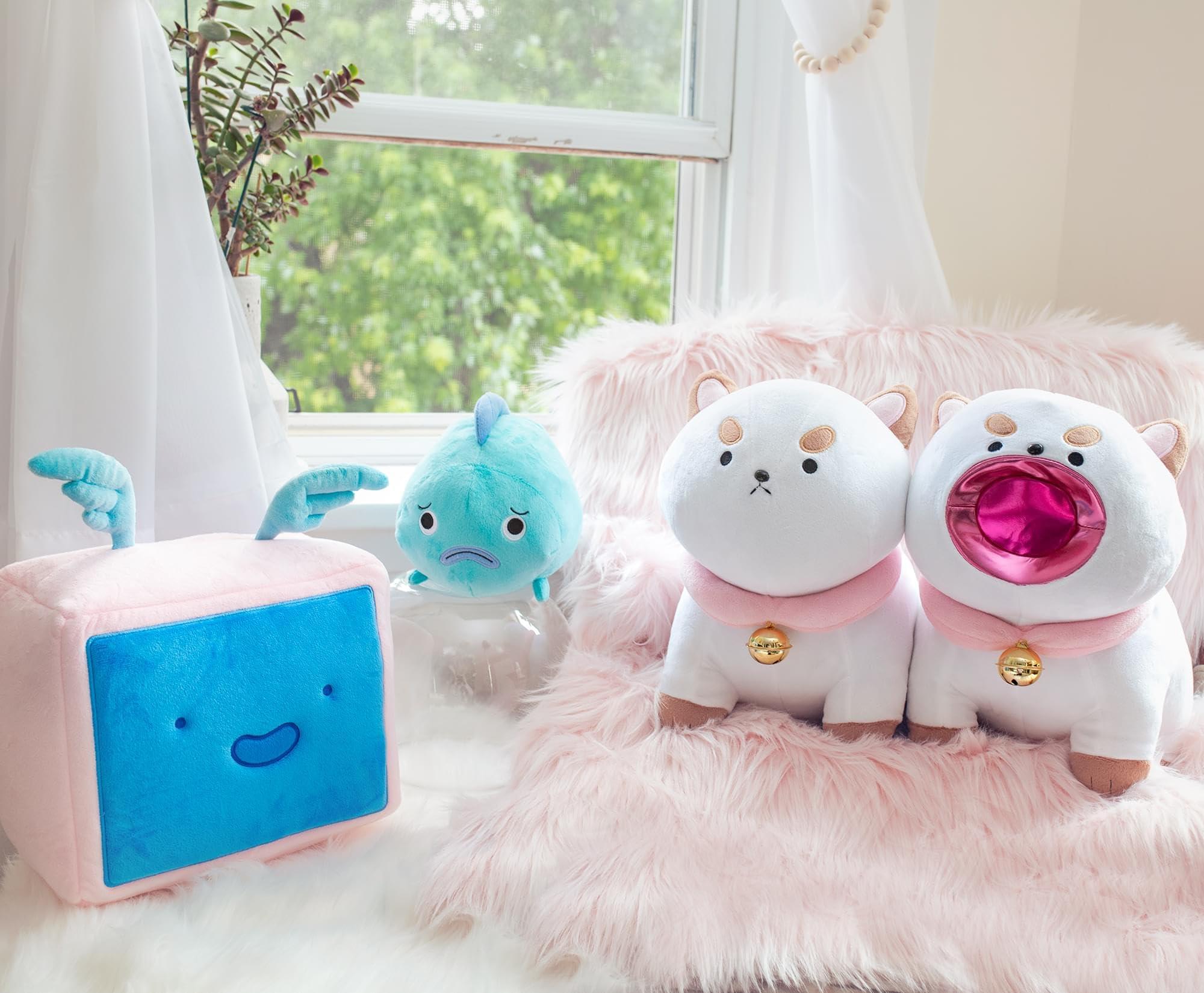 Toynk Toynk Bee and Puppycat 16-Inch Laser Mouth Puppycat Collector Plush Toy | Huggable Soft Stuffed Animal for Cuddling | Officially Licensed Collectible