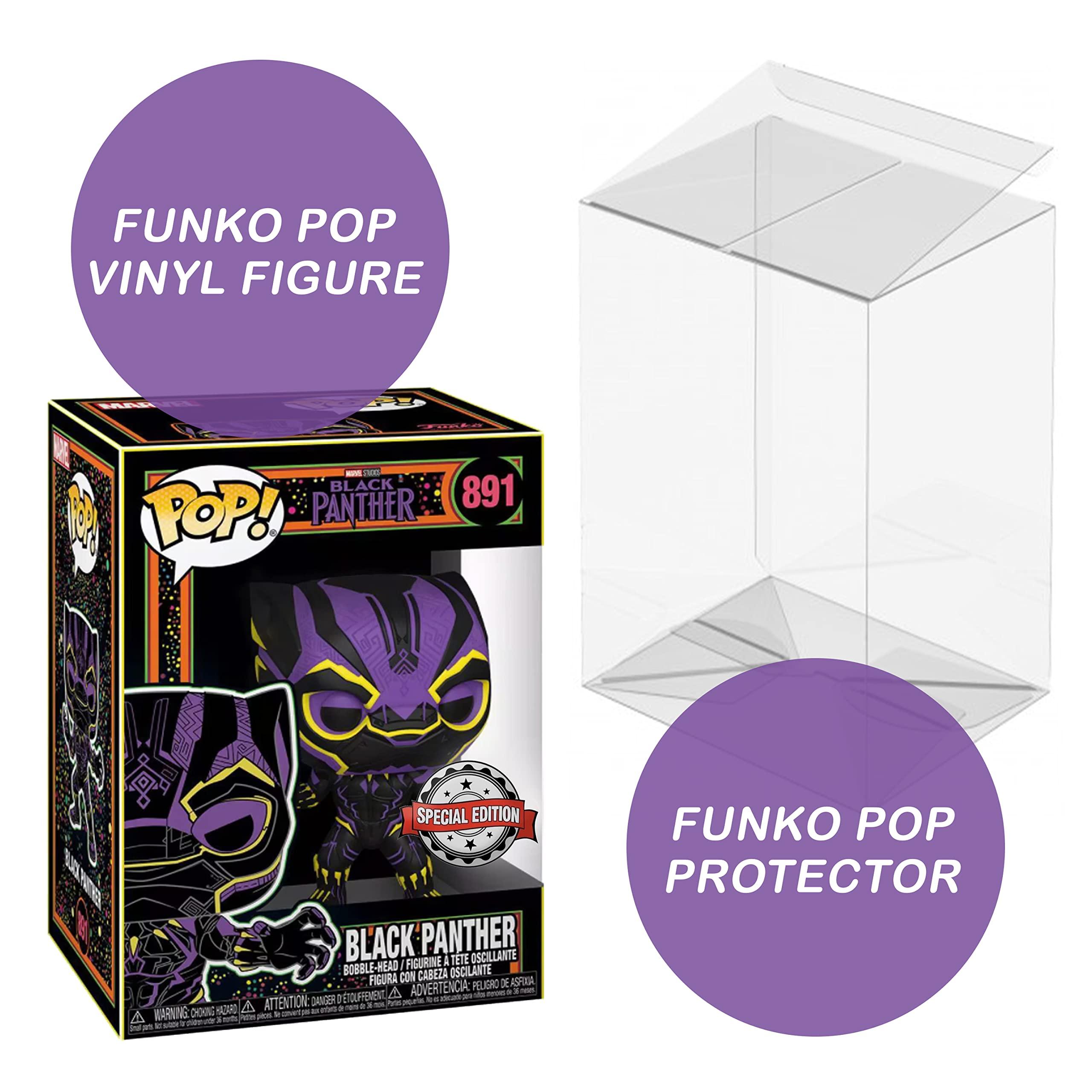 Funko Funko Pop! Marvel: Black Panther #891 (Black Light) Special Edition Exclusive Vinyl Figure Collectibles