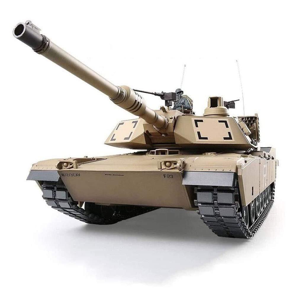 Siiykic RC Tank U.S. Army M1A2 Abrams Main Battle Tank 2.4Ghz 1/16 Scale Model Remote Control Tank The Latest 7.0 System Simulate Sound Effects and Smoke Shooting bb Bullets and Infrared Battle