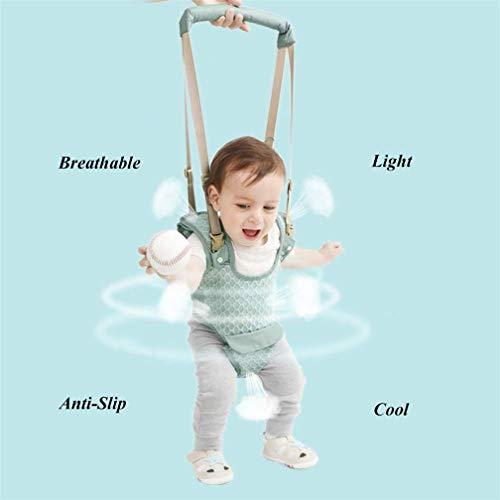 PriceXes Baby Harness Belt for Toddler, Adjustable Handheld Stand Up and Walking Baby Walker Safety Harnesses, Pulling and Lifting Dual Use Infant Toddlers Walking Assistant Strap (Blue)