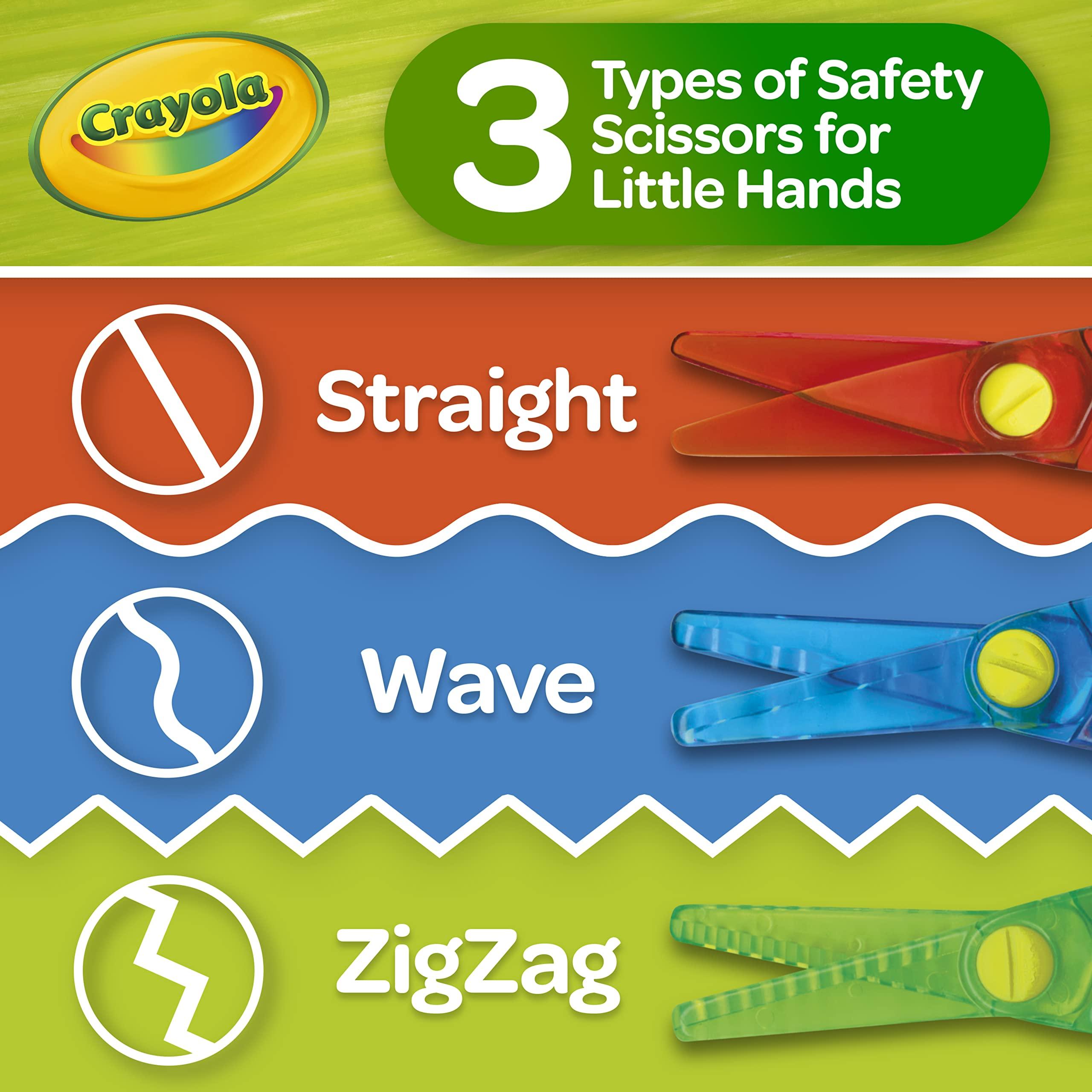 Crayola Crayola Toddler Scissor Skills Activity Kit (3ct), Safety Scissors and Craft Supplies, Toddler Crafts, Gift for Kids, Ages 3+