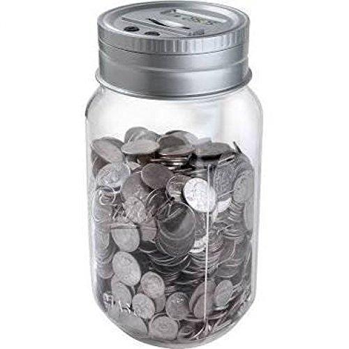 Black Series Digital Counting Money Jar - Piggy Bank