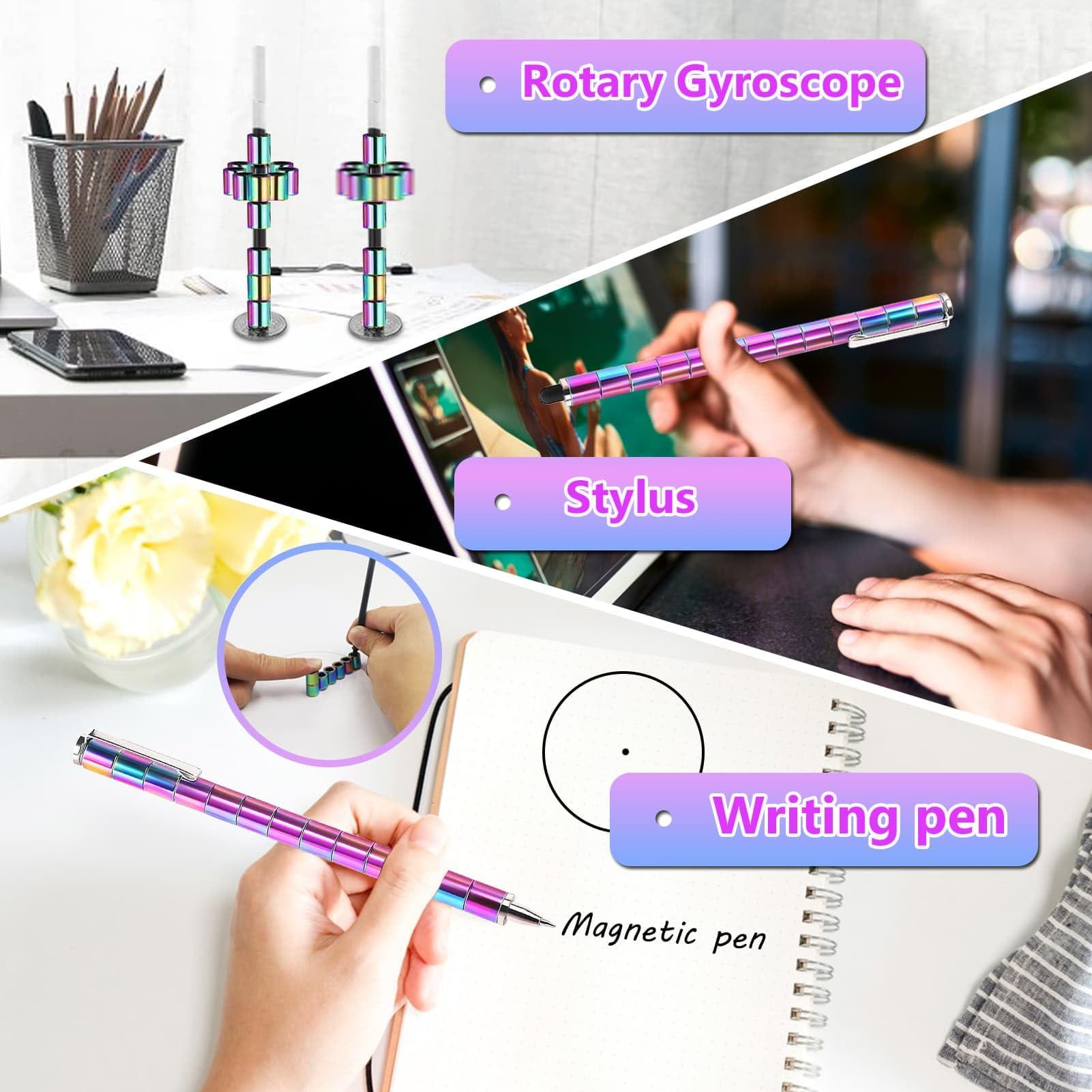 YYMHMF Fidget Pen Gifts For Teenage Girls - Magnetic Pen Cool Gadgets Teen Boys Gift Ideas - Magnet Pen Cool Things For Adults Kids Teens - Best Gift For 10 11 12 13 14 15 Year Old Boy - Novelty Toy For 8-12