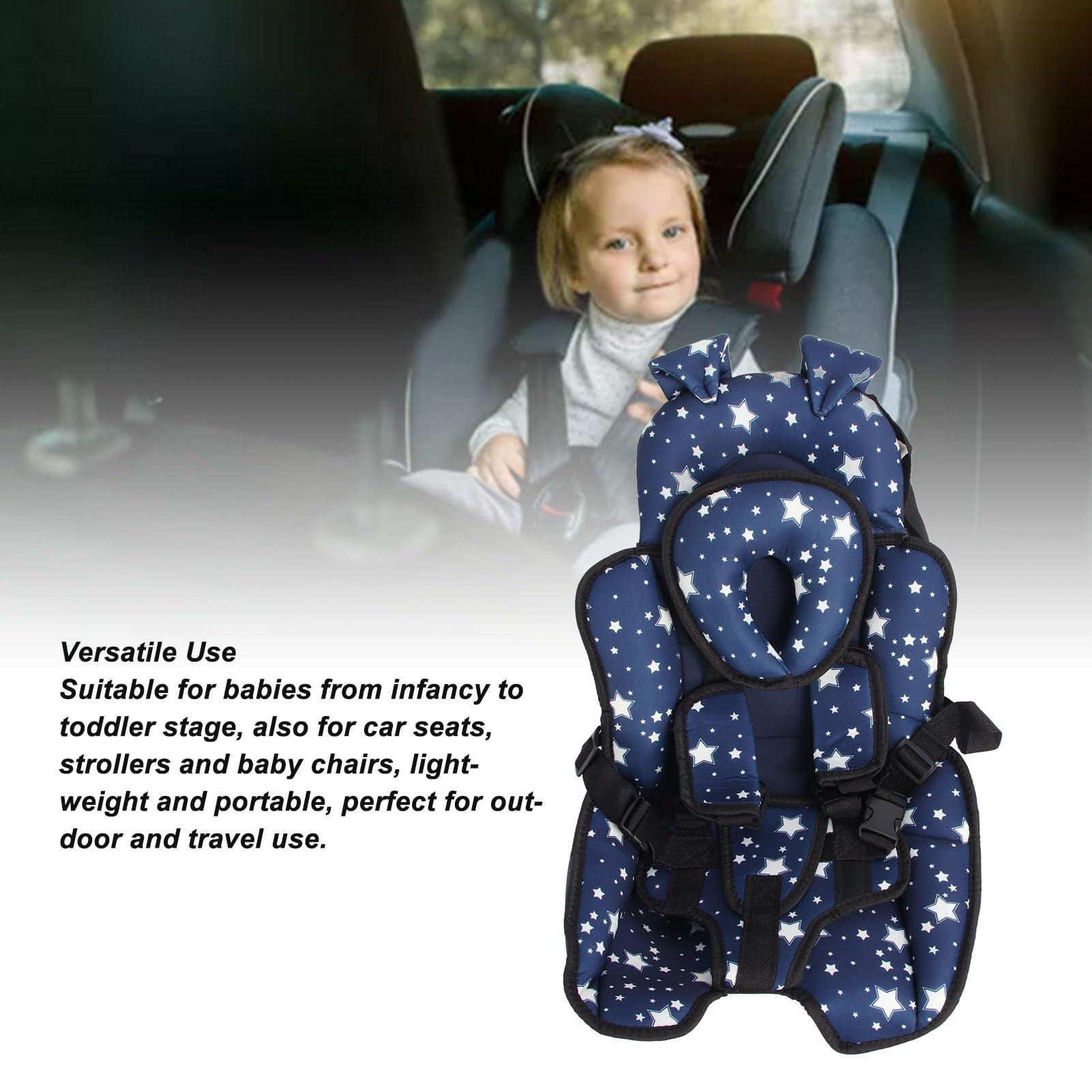Fockety Infant Car Seat Insert, 2 in 1 Extra Soft Baby Car Seat Cushion, Breathable Car Seat Head Support, Car Seat Head and Body Support for Newborn, for Carseat, Strollers, Bouncer