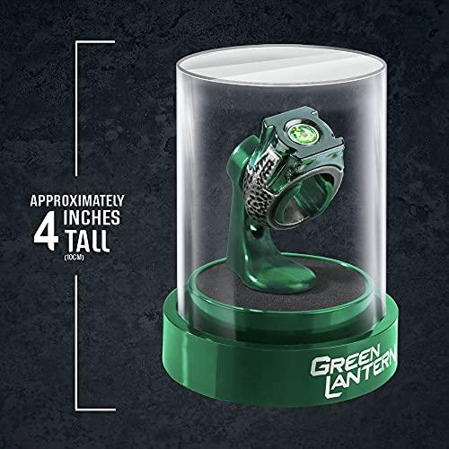The Noble Collection The Noble Collection DC Green Lantern Prop Ring & Display - Die Cast Metal Ring with 4in (10cm) Display Case - Officially Licensed Film Set Movie Props Gifts Jewellery