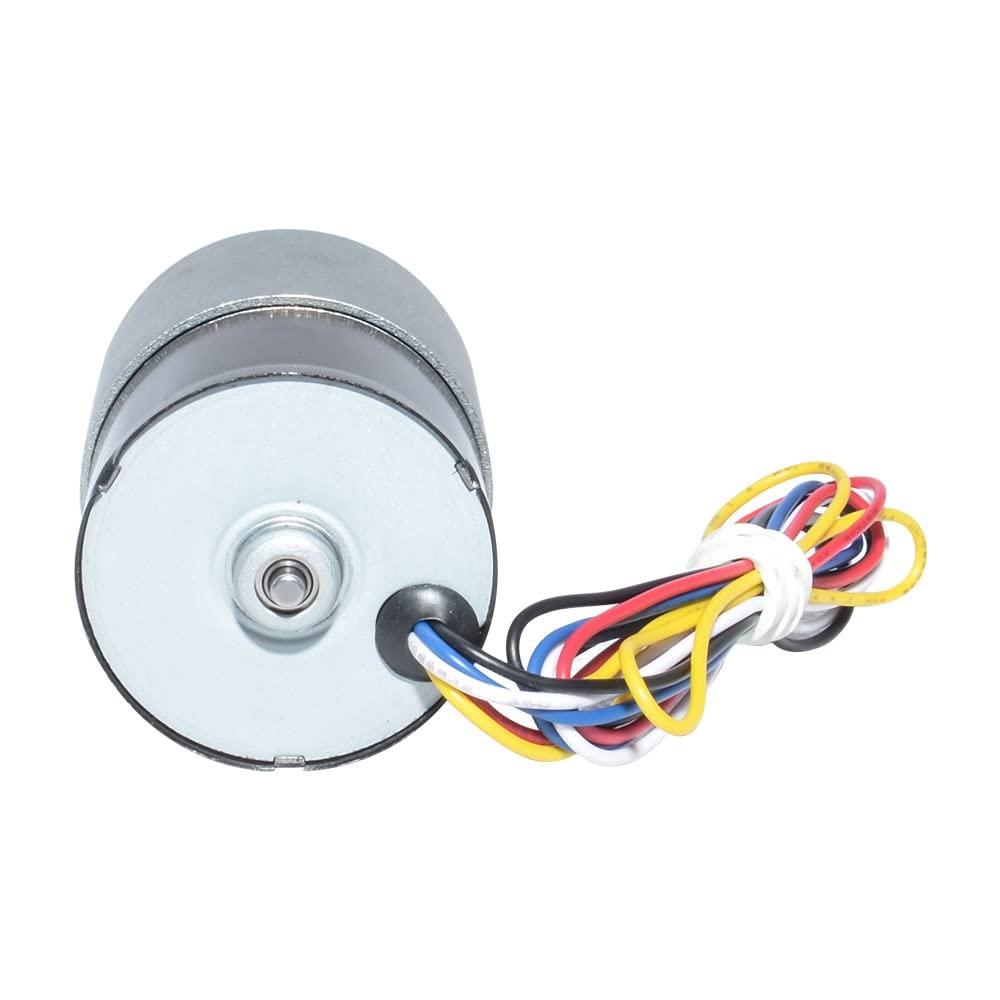 Generic DC Brushless Motor Gear Motor 12V 24V 10/20/35/65/100/150/200/300/600/1000RPM DC Brushless Gear Motor 37GB3625 Diameter 37mm - (Speed(RPM): 300rpm, Voltage(V): 12V)