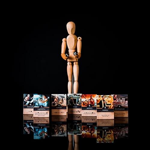 IELLO Iello: Khora, Rise of an Empire, Race to Development Game, Develop your City Faster and Better than Your Opponents, 2 to 4 Players, 75 Minute Play Time, For Ages 14 and up