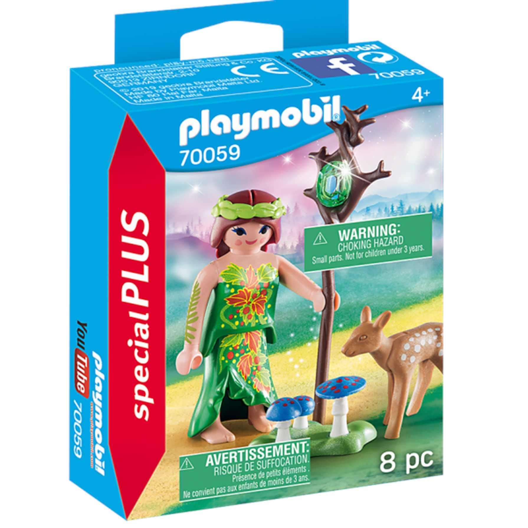 Playmobil Playmobil 70059 Special Plus Fairy with Deer, Fun Imaginative Role-Play, PlaySets Suitable for Children Ages 4+