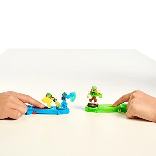 Akedo Legends of Akedo Power Storm - Versus Pack - 2 Mini Battling Warriors and 2 Battle Controllers - Shortout Versus Sandtrap